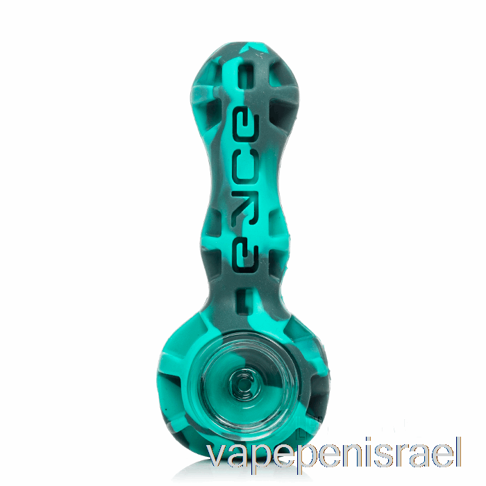 Vape ישראל אייס כף סיליקון חד פעמית אוורגלייד (צהבהב כהה/טורקיז)